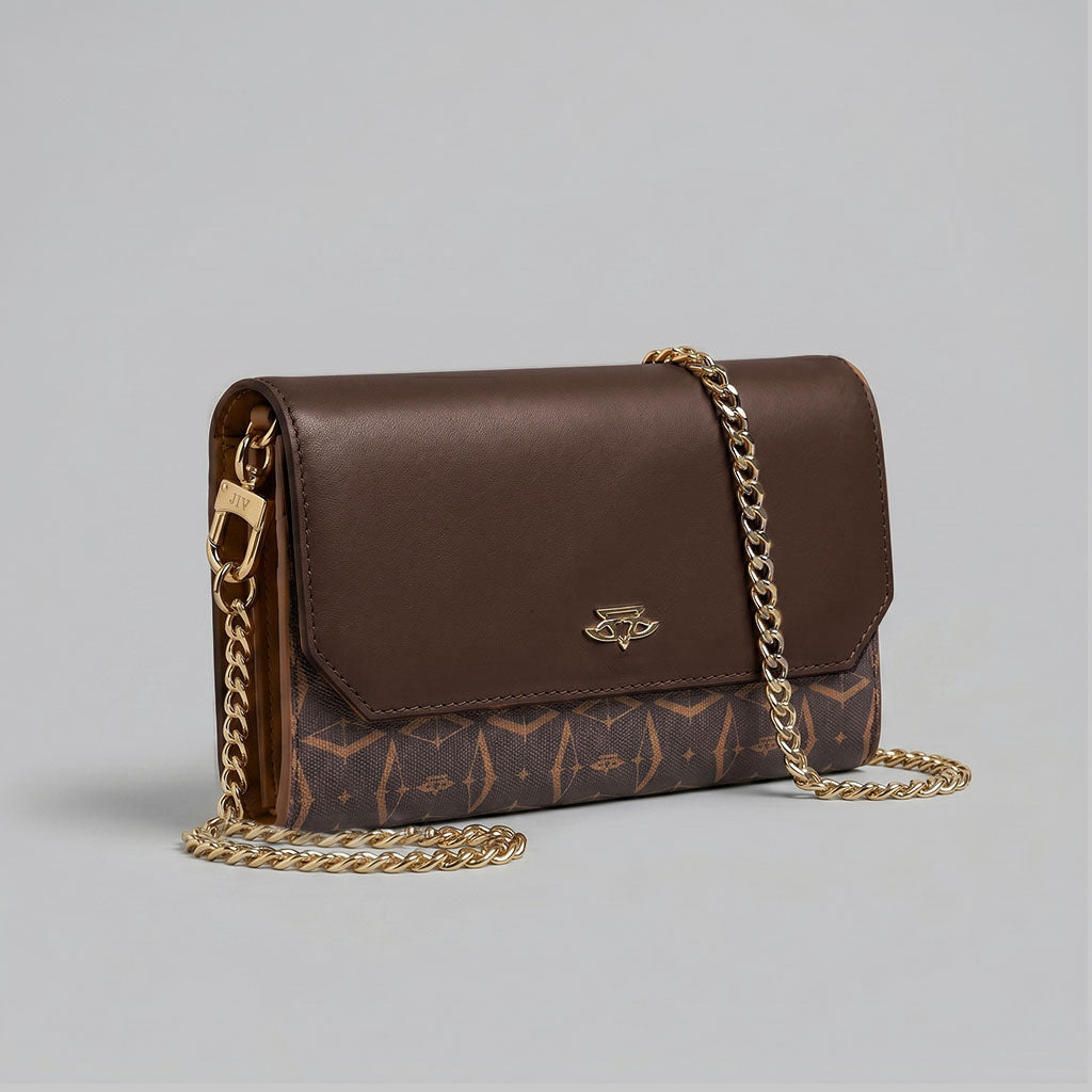 Tan Trifold Wallet