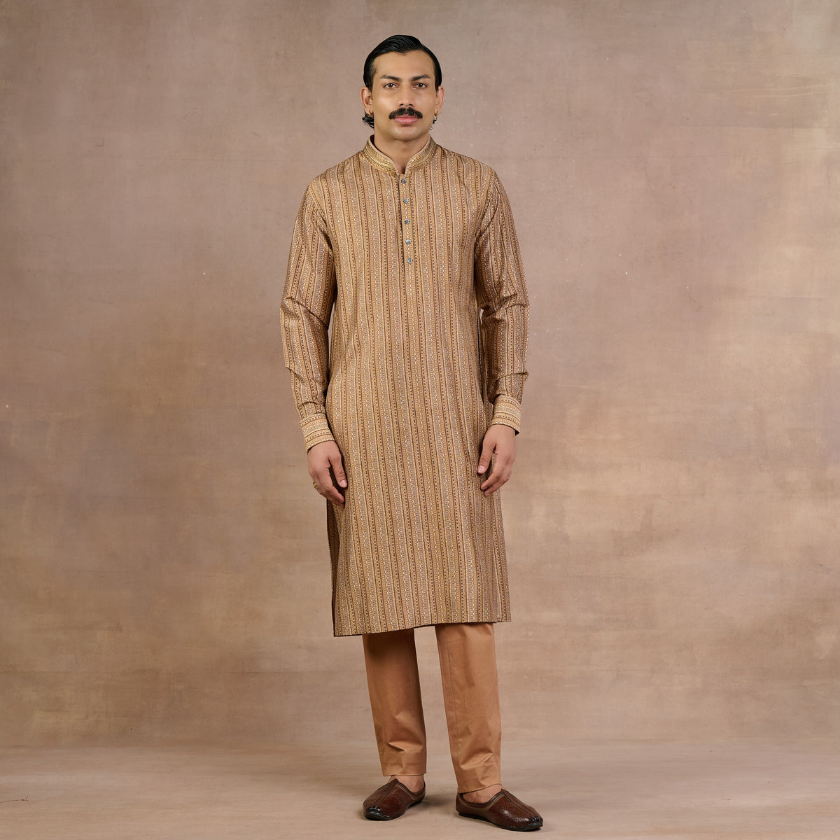 Almond Brown Kurta Set | Siddi