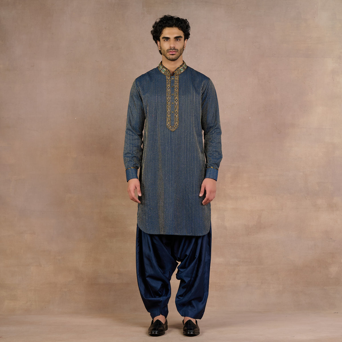 Midnight Blue Kurta Set | Siddi