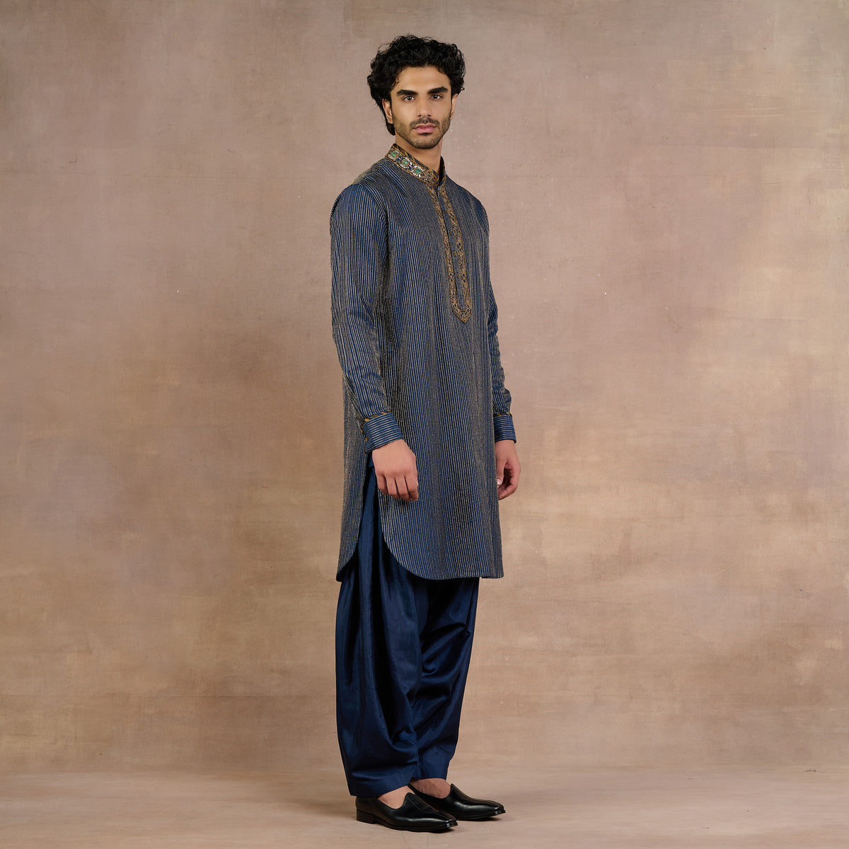 Midnight Blue Kurta Set | Siddi