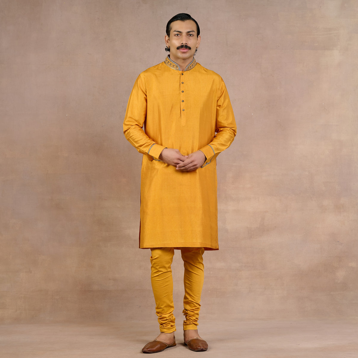 Ochre Yellow Kurta Set | Siddi