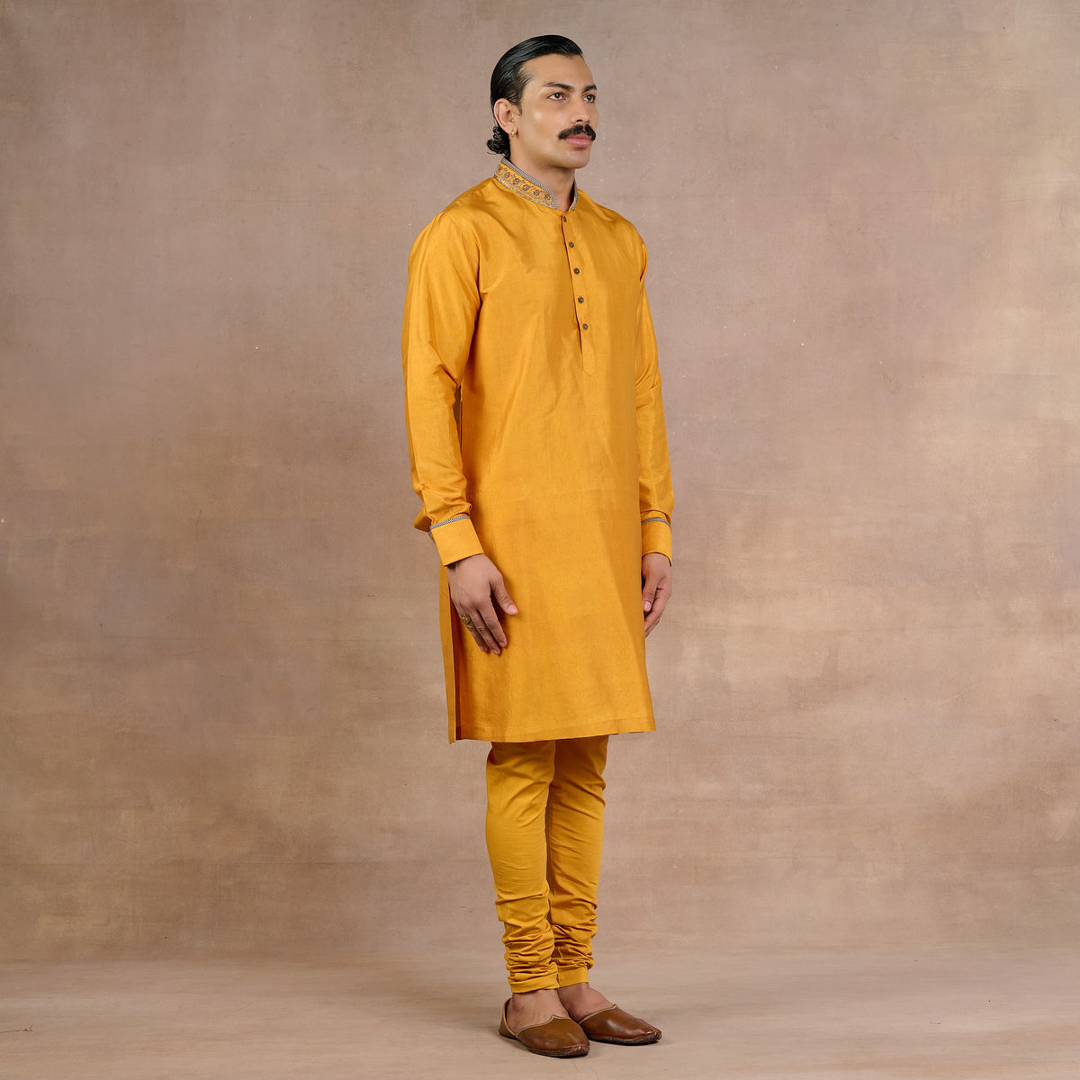 Ochre Yellow Kurta Set | Siddi