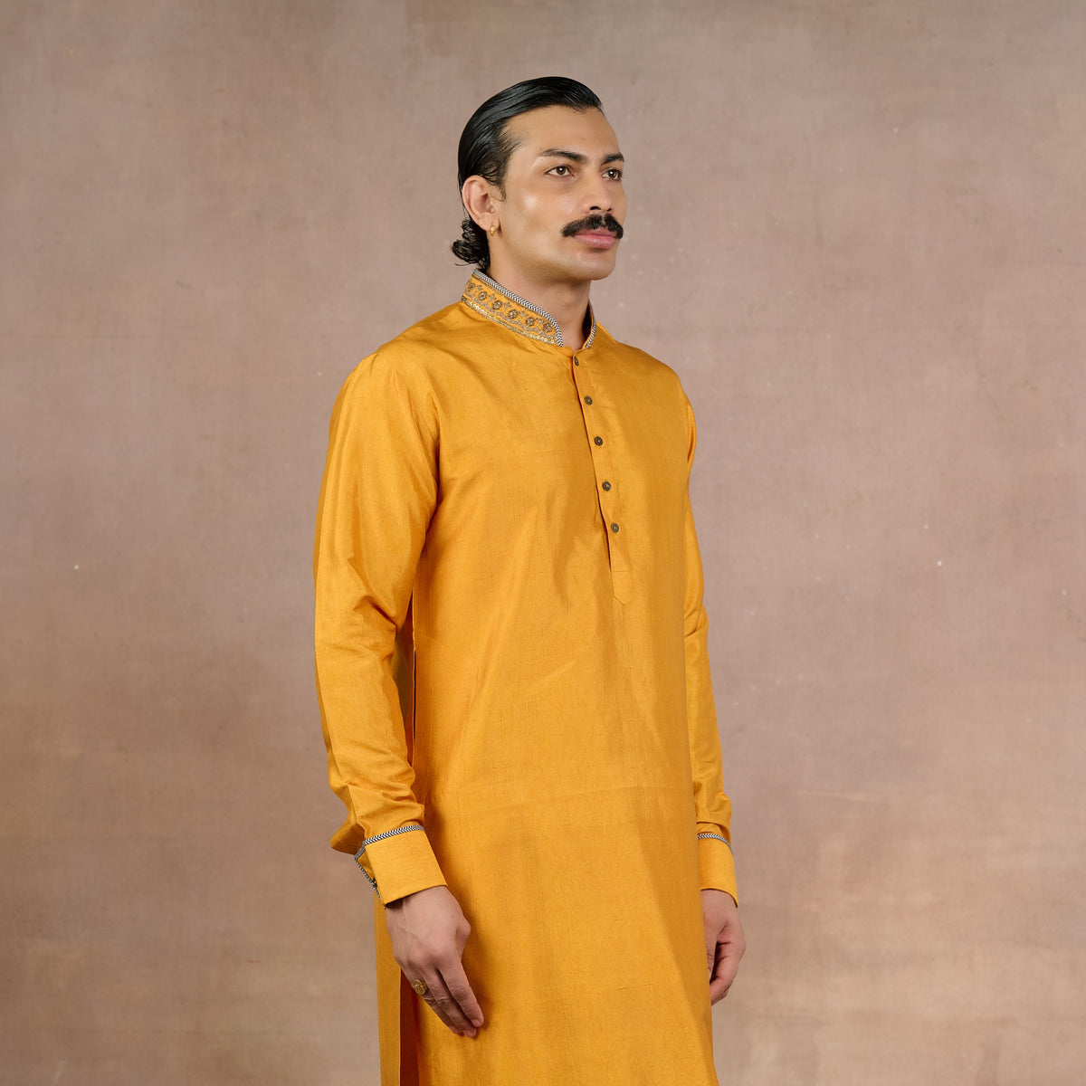 Ochre Yellow Kurta Set | Siddi