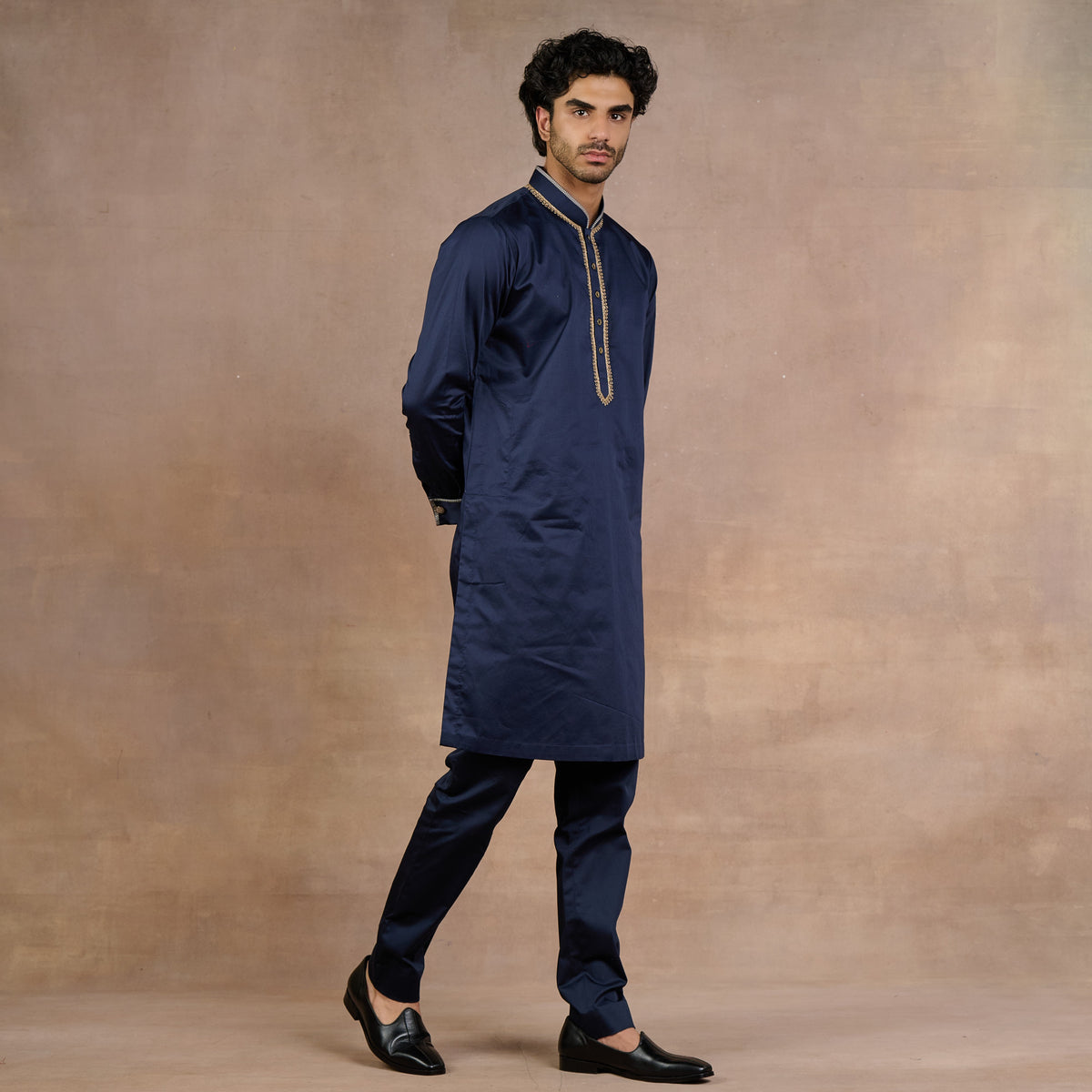 Midnight Blue Kurta Set | Siddi