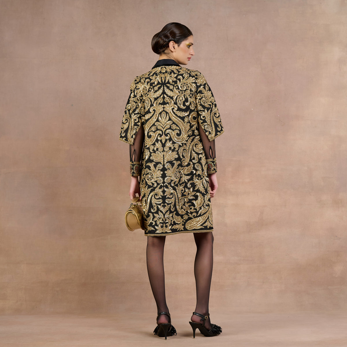 Gold - Noir Dress | Siddi