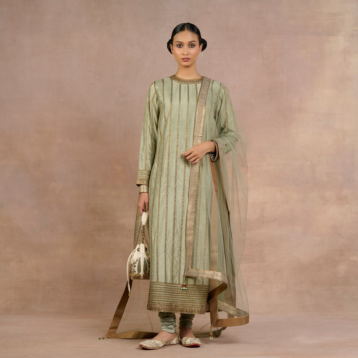 Sage Green Tunic Set | Siddi