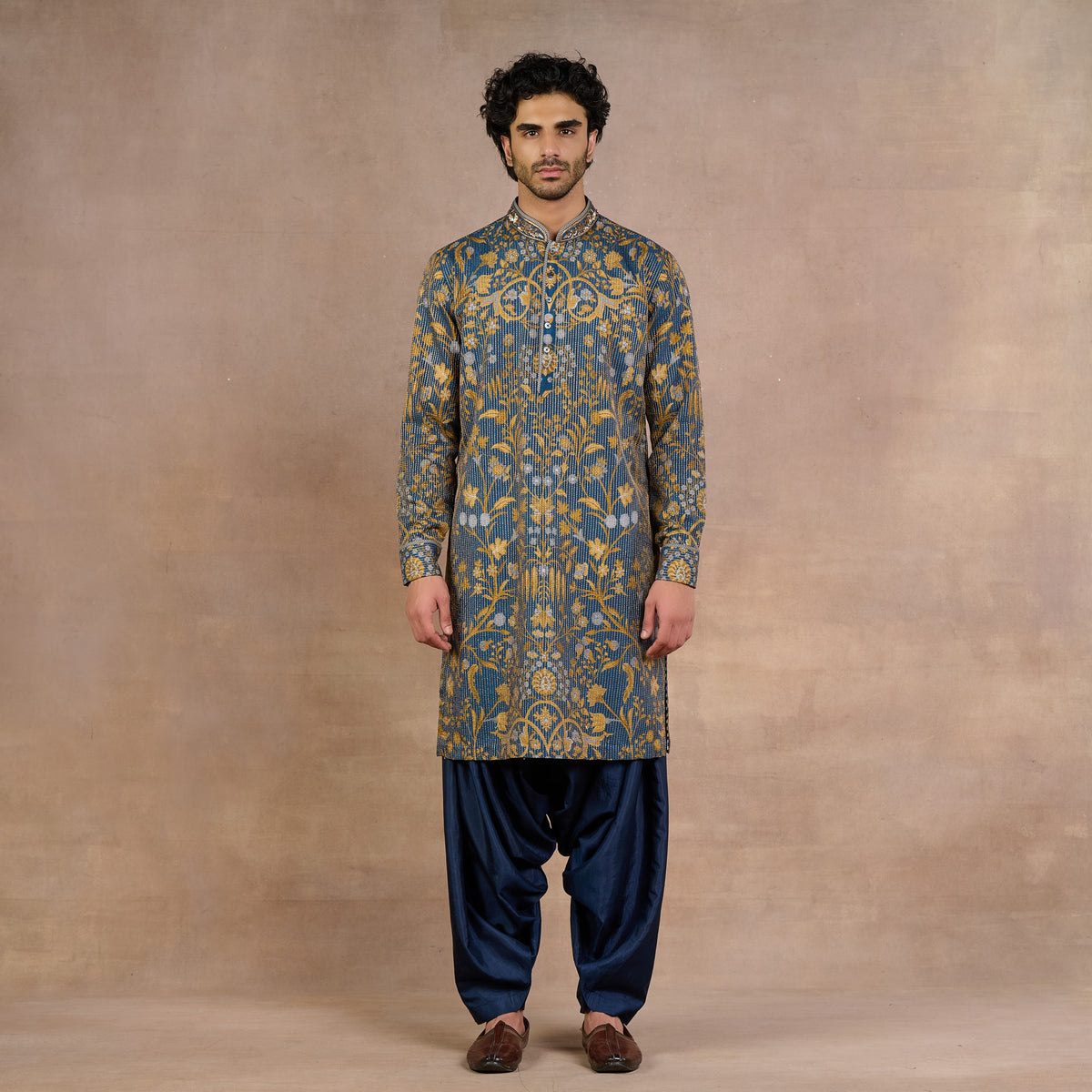 Midnight Blue Kurta Set | Siddi