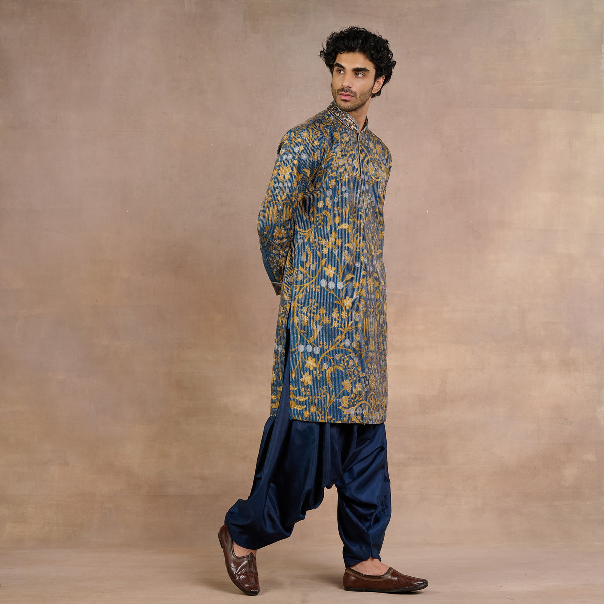 Midnight Blue Kurta Set | Siddi
