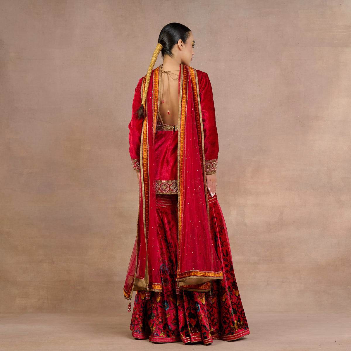 Fuchsia Sharara Set | Siddi