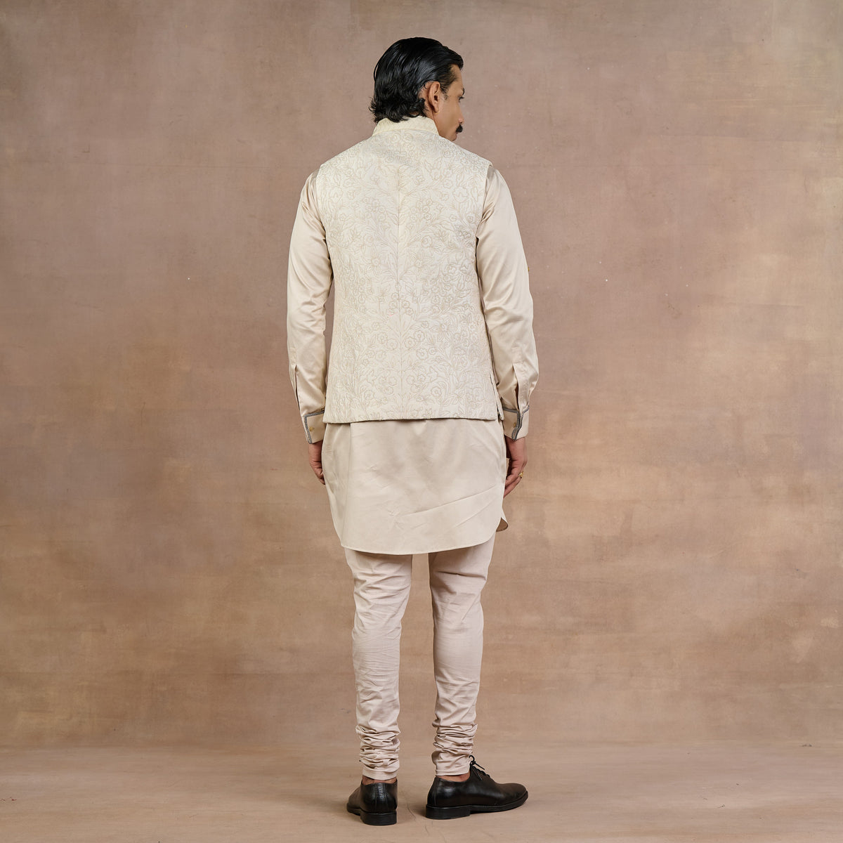 Pearl Ivory Nehru Jacket | Siddi