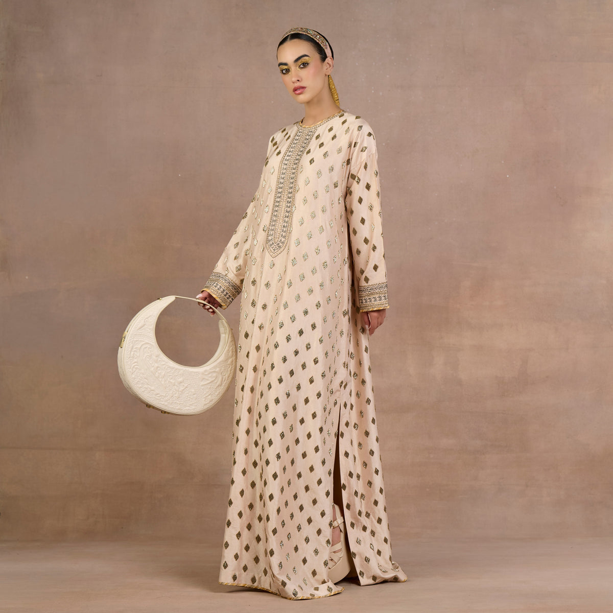 Blush Beige Kaftan | Siddi