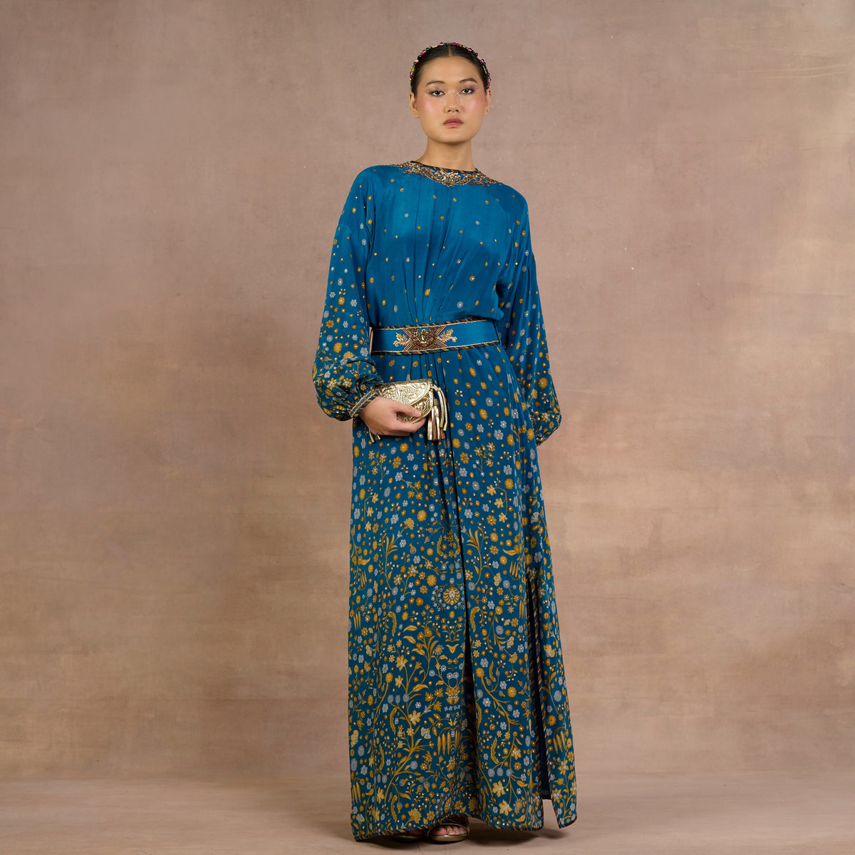 Cobalt Blue Kaftan | Siddi