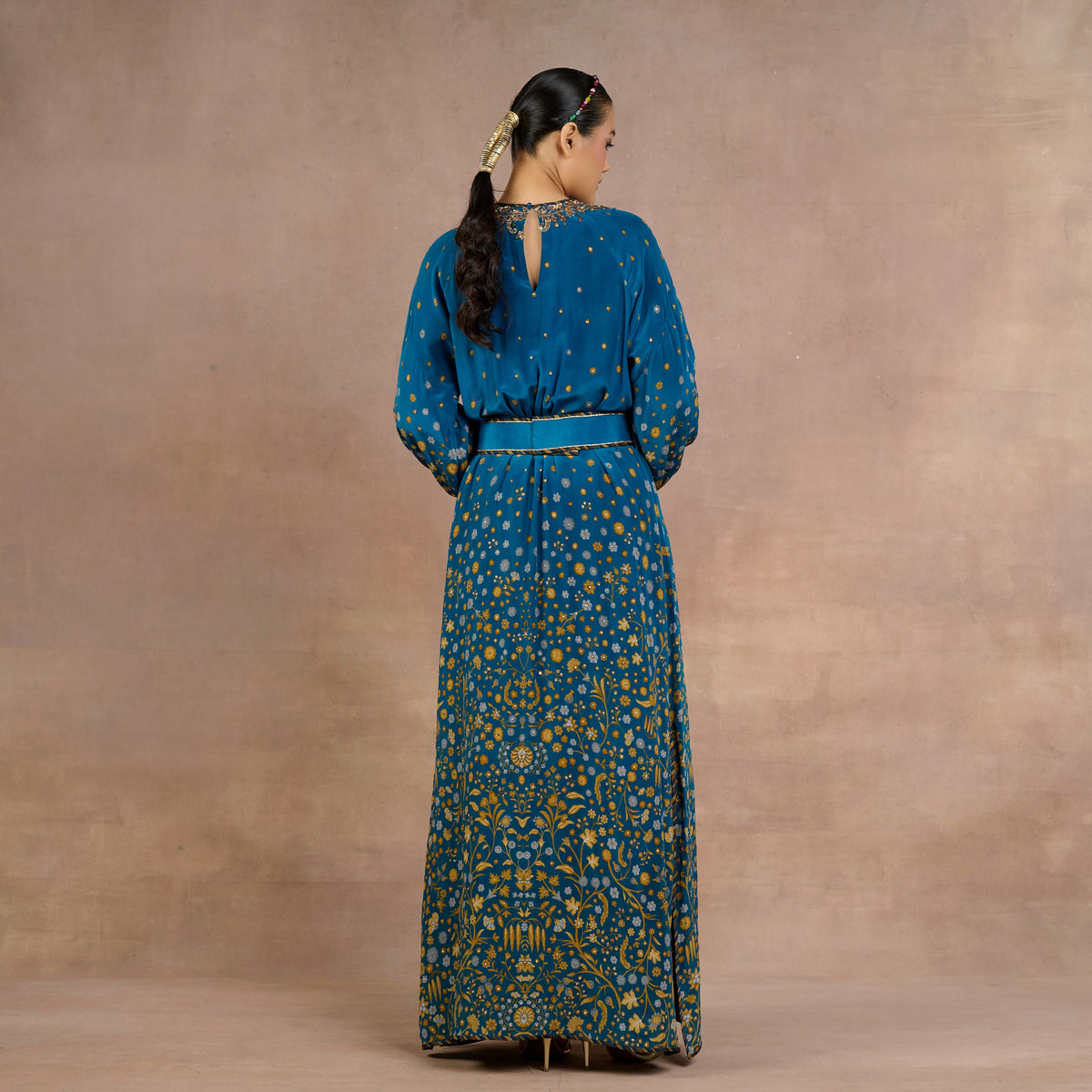 Cobalt Blue Kaftan | Siddi