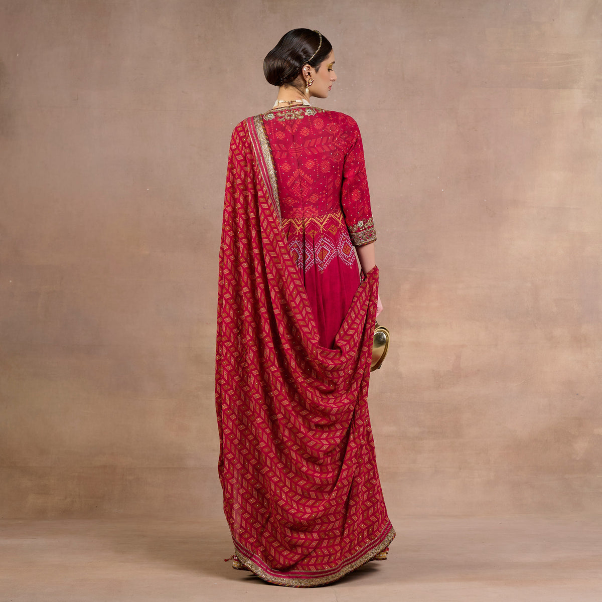 Magenta Anarkali Set | Siddi