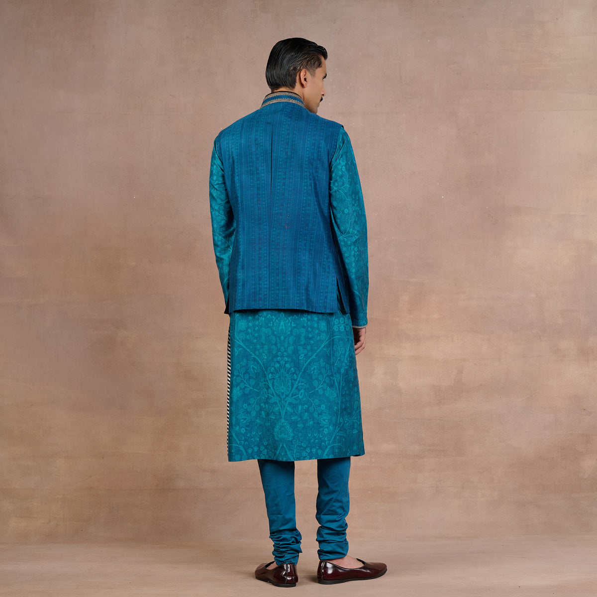 Midnight Blue Nehru Jacket | Siddi