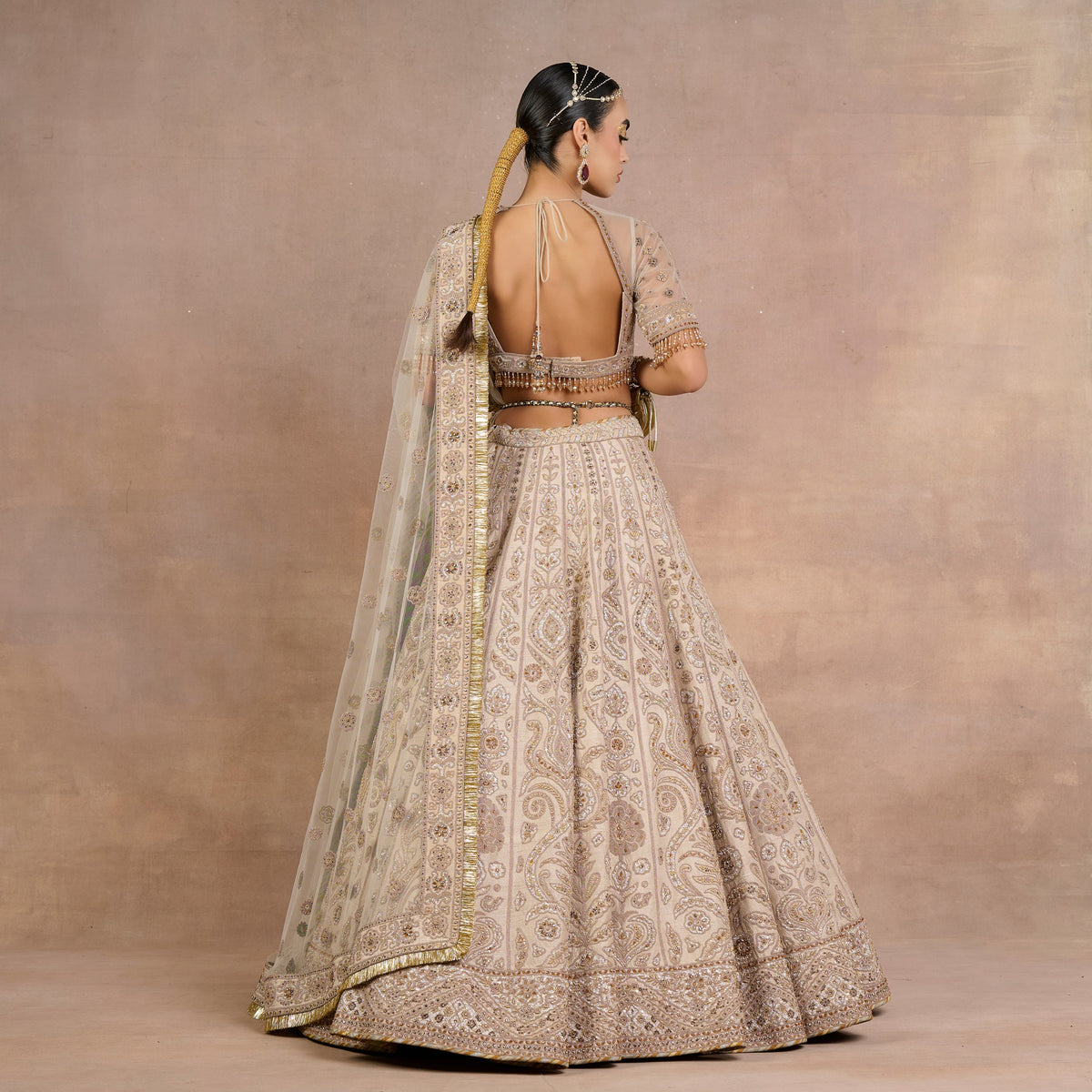 Warm Taupe Lehenga Set | Siddi
