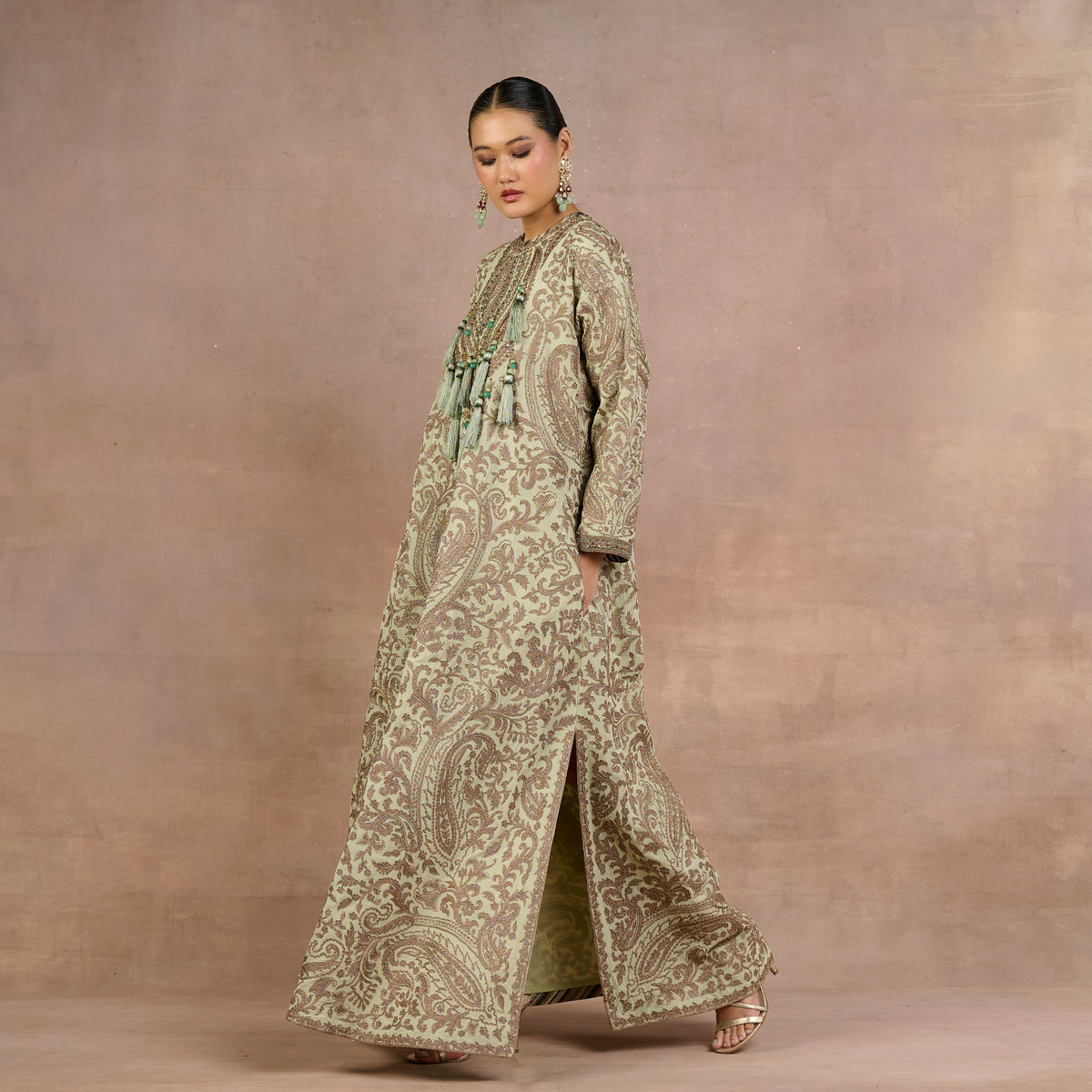 Sage Green Kaftan | Siddi