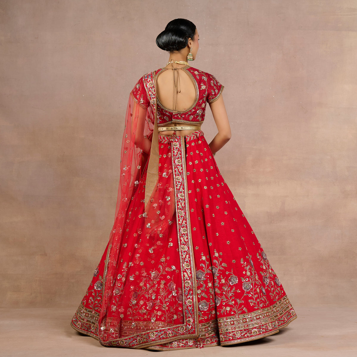 Rose Red Lehenga Set | Siddi