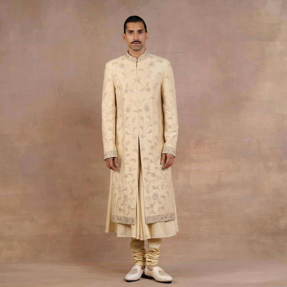 Pearl Ivory Sherwani Set | Siddi