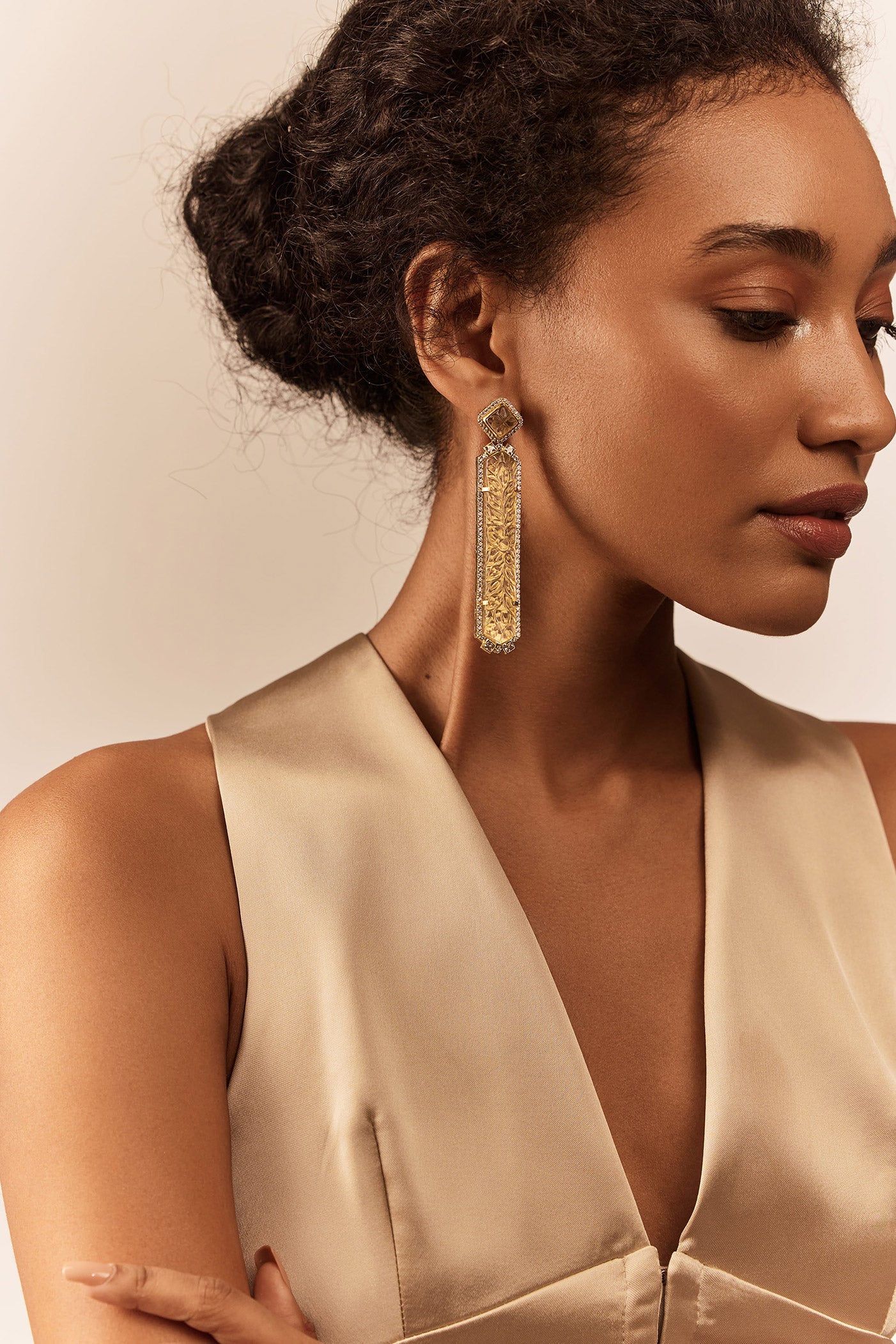 Amelia Hexagon Earrings