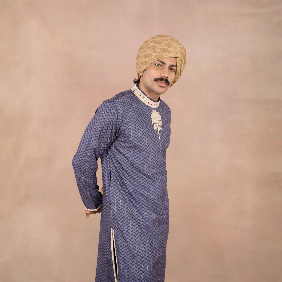 Midnight Blue Kurta Set | Siddi