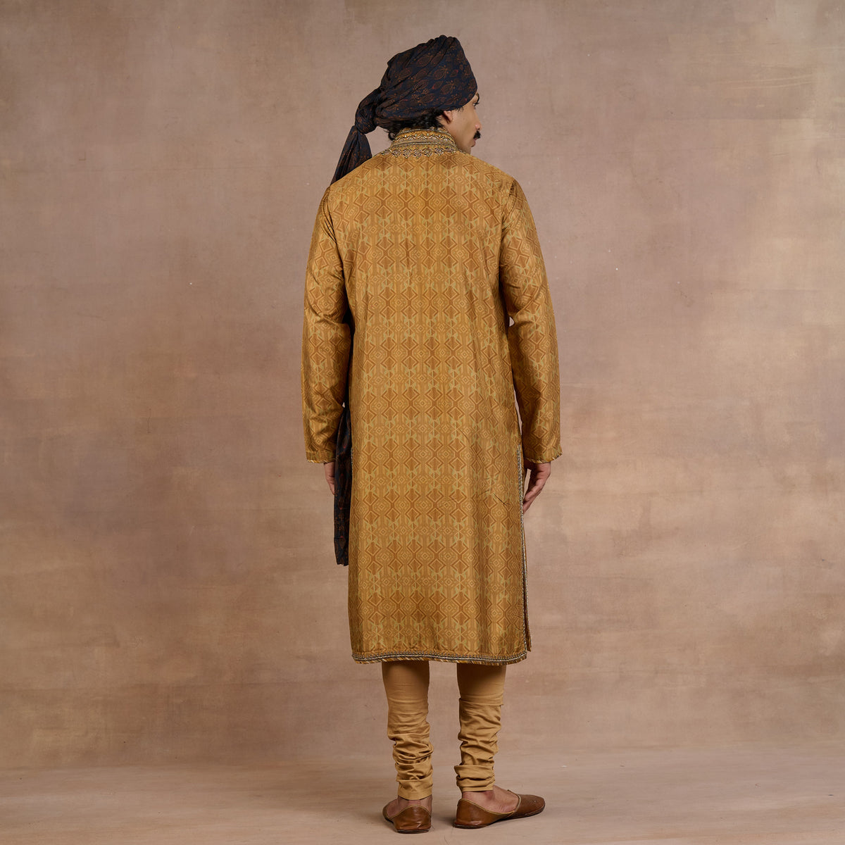 Warm Walnut Sherwani Set | Siddi