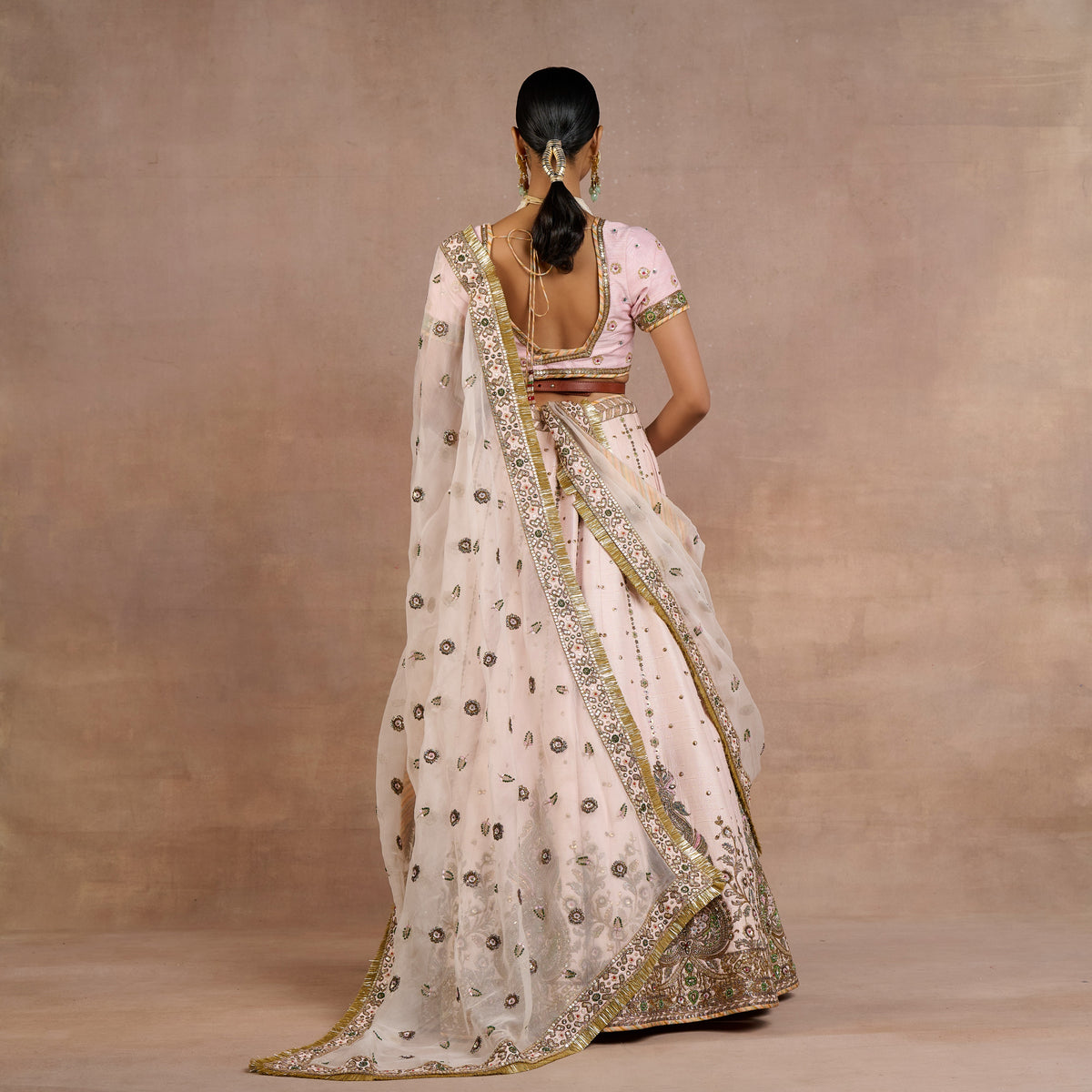 Powder Pink Lehenga Set | Siddi