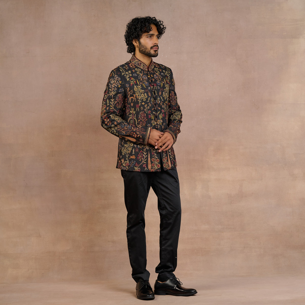 Noir Bandhgala Set | Siddi