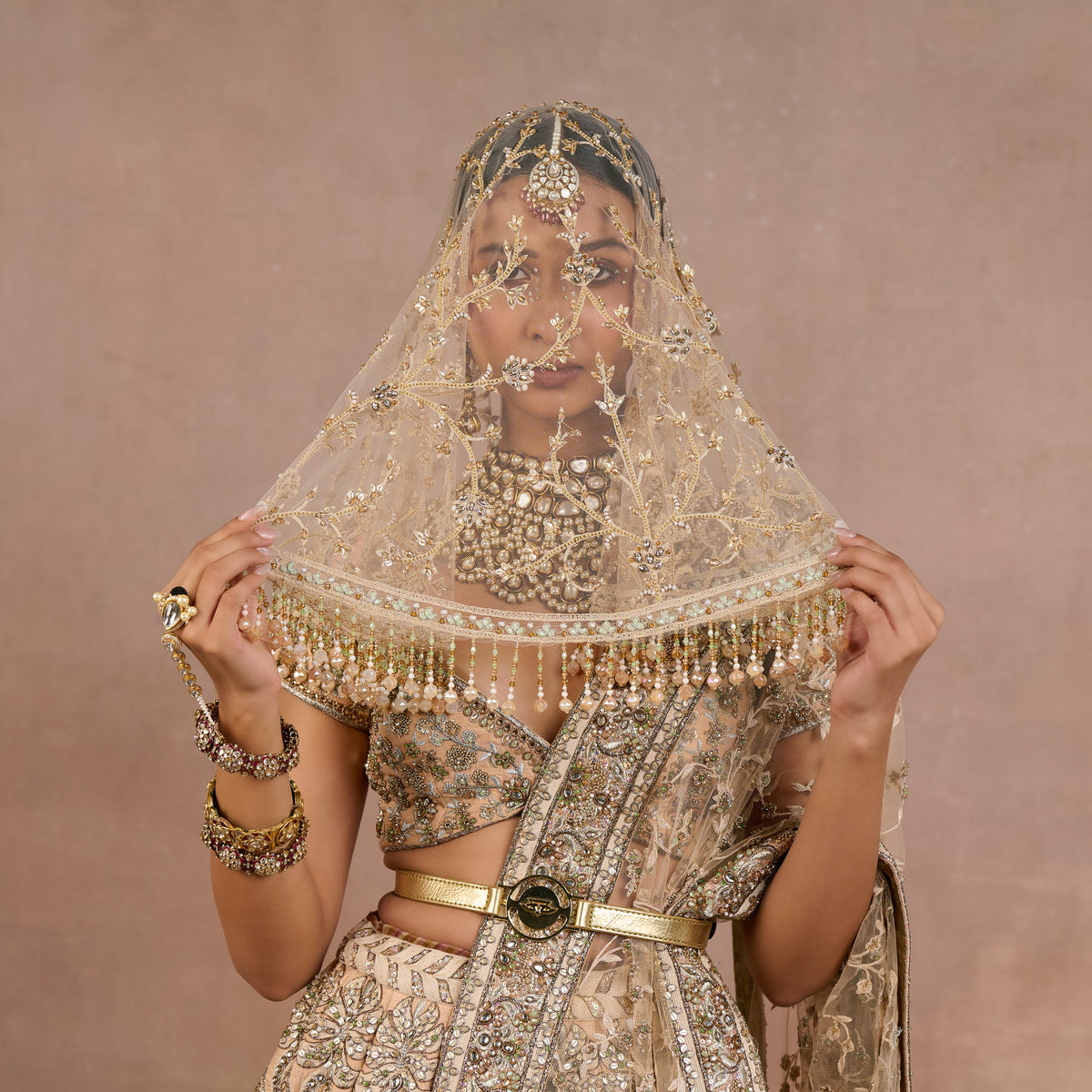 Blush Nude Veil | Siddi