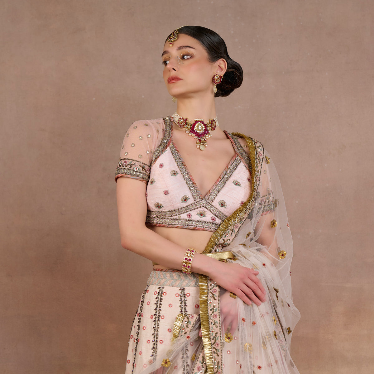Rose Quartz Lehenga Set | Siddi