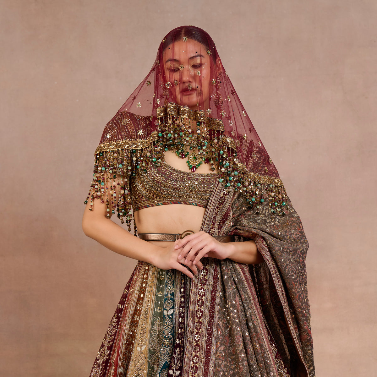 Multihued Lehenga Set | Siddi