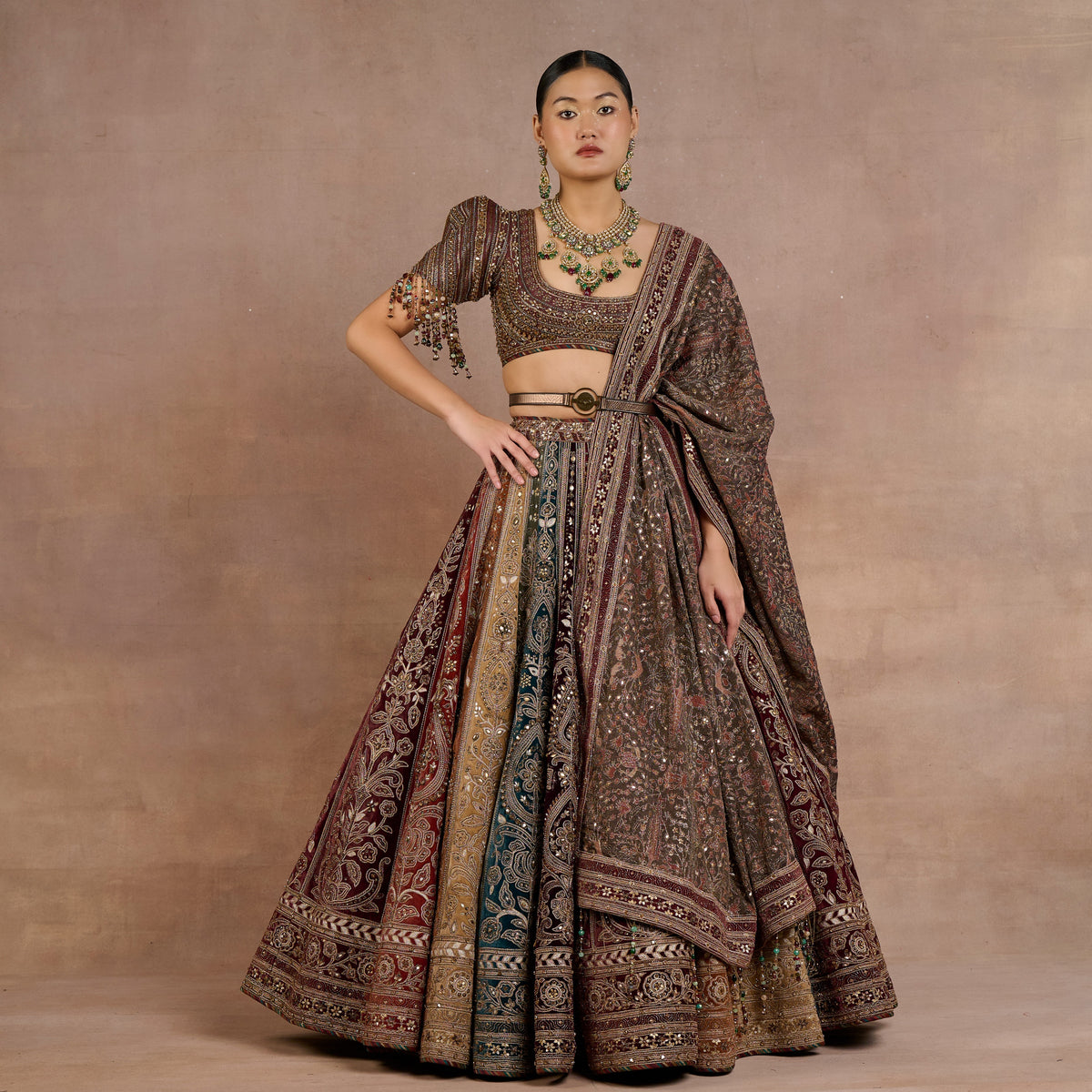 Multihued Lehenga Set | Siddi