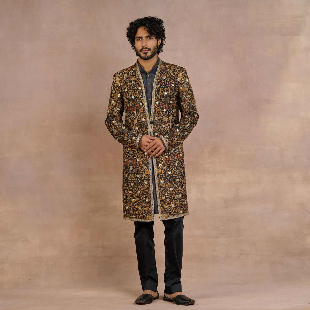 Noir Sherwani Set | Siddi