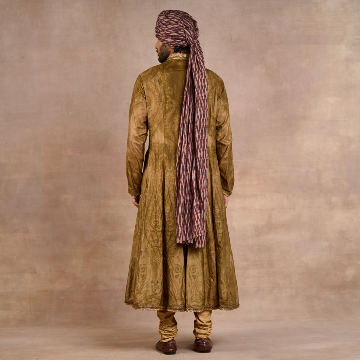 Warm Walnut Sherwani Set | Siddi