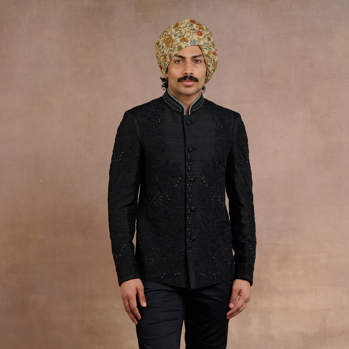 Noir Bandhgala Set | Siddi