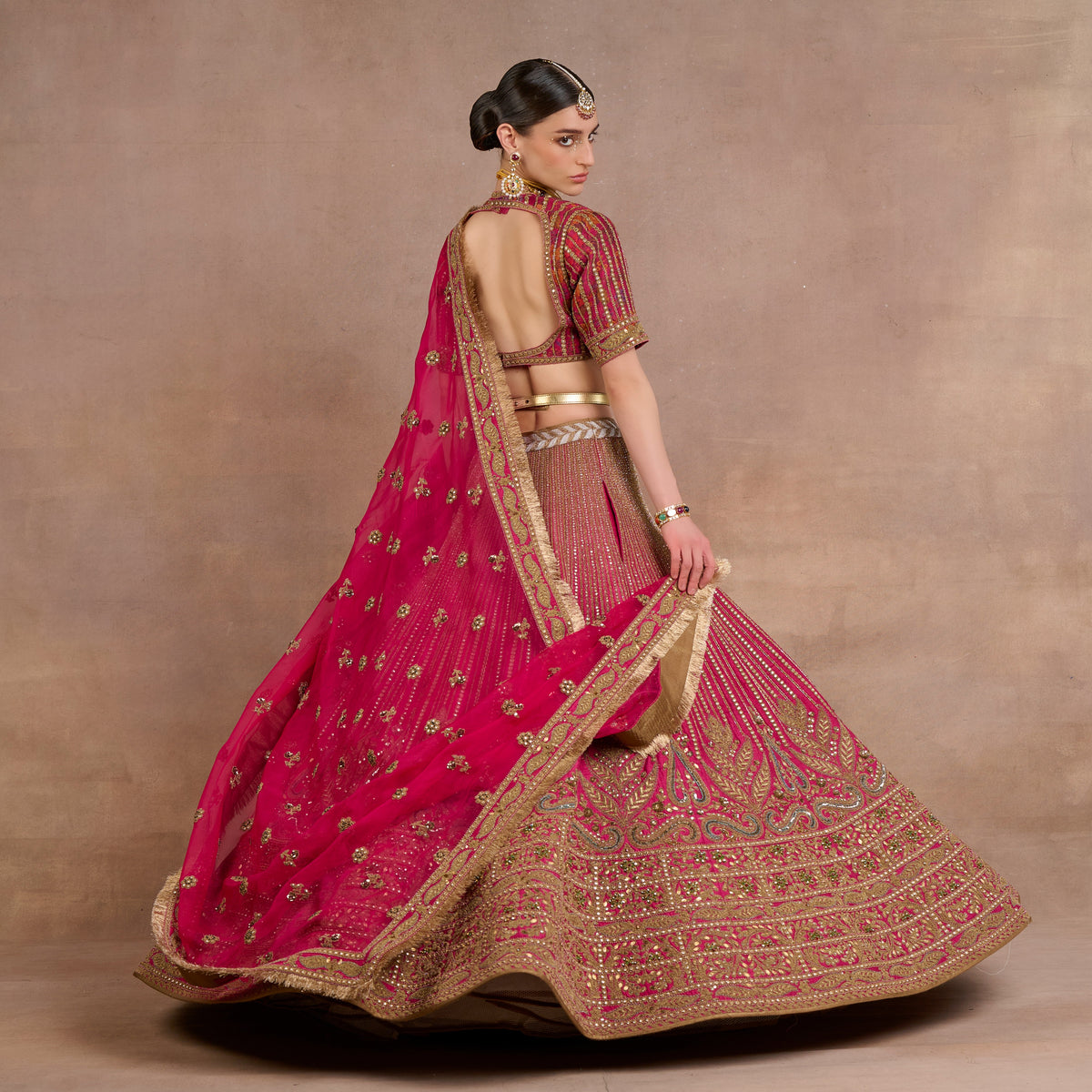 Fuchsia Lehenga Set | Siddi