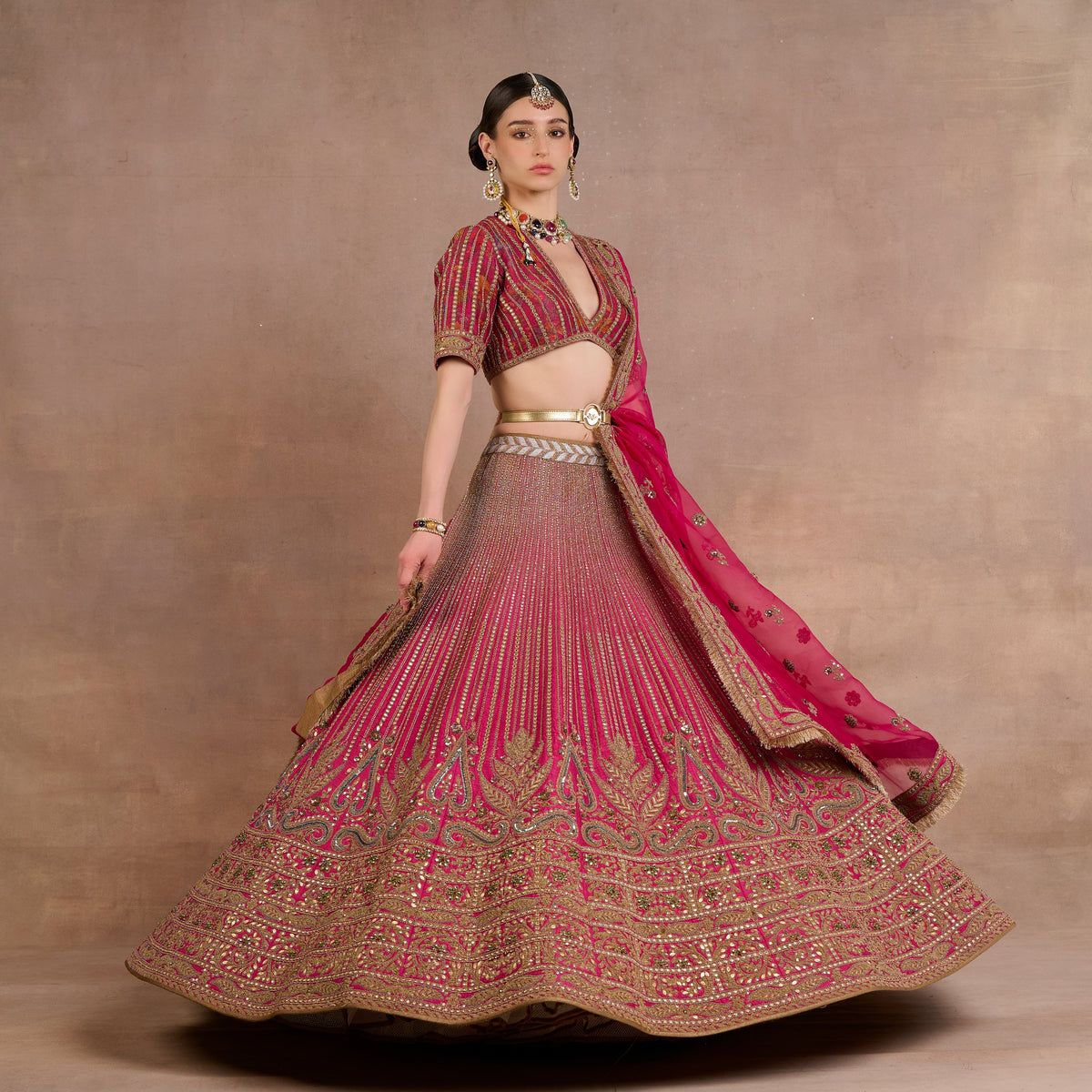 Fuchsia Lehenga Set | Siddi