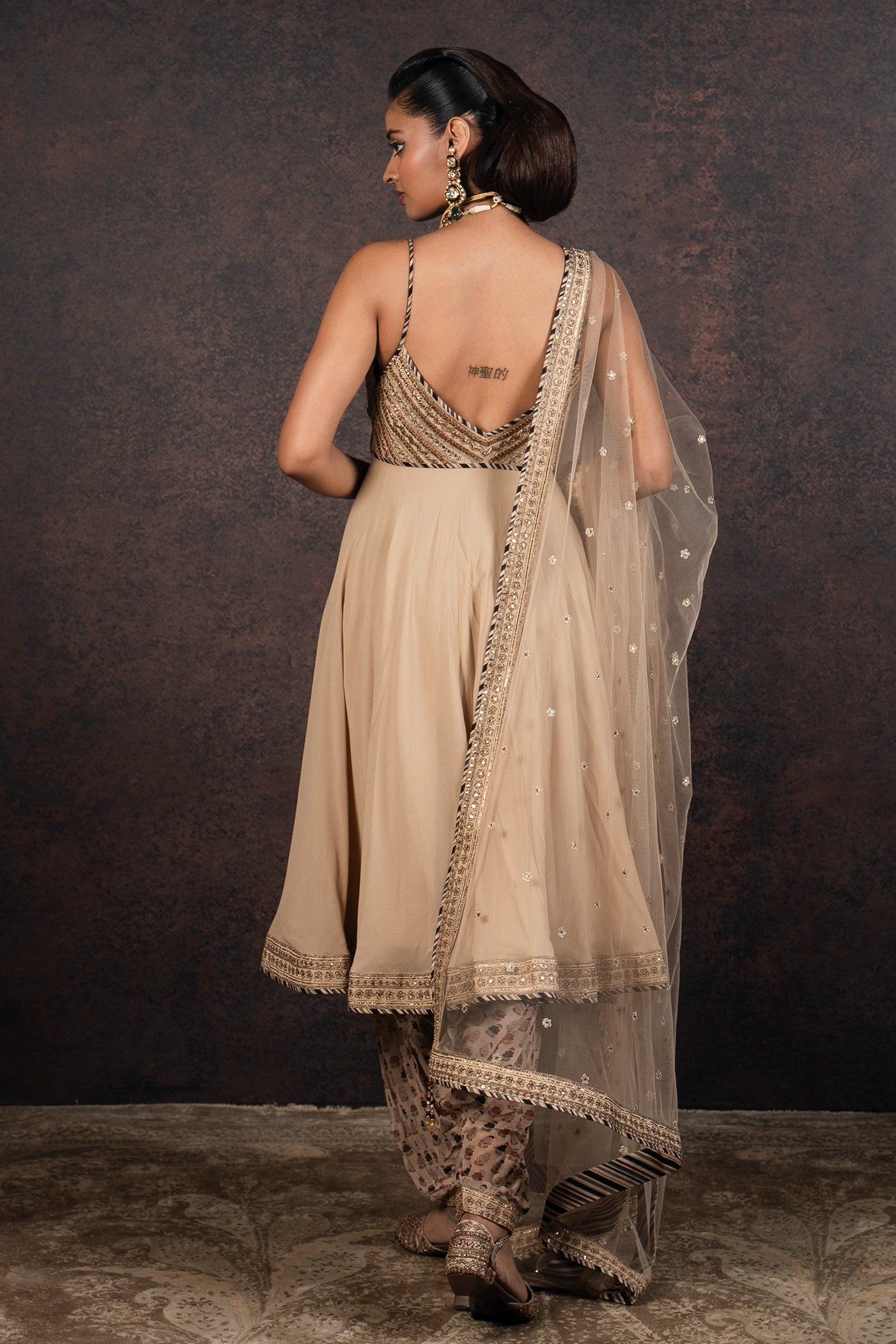 Almond Anarkali Set | MURAQQA
