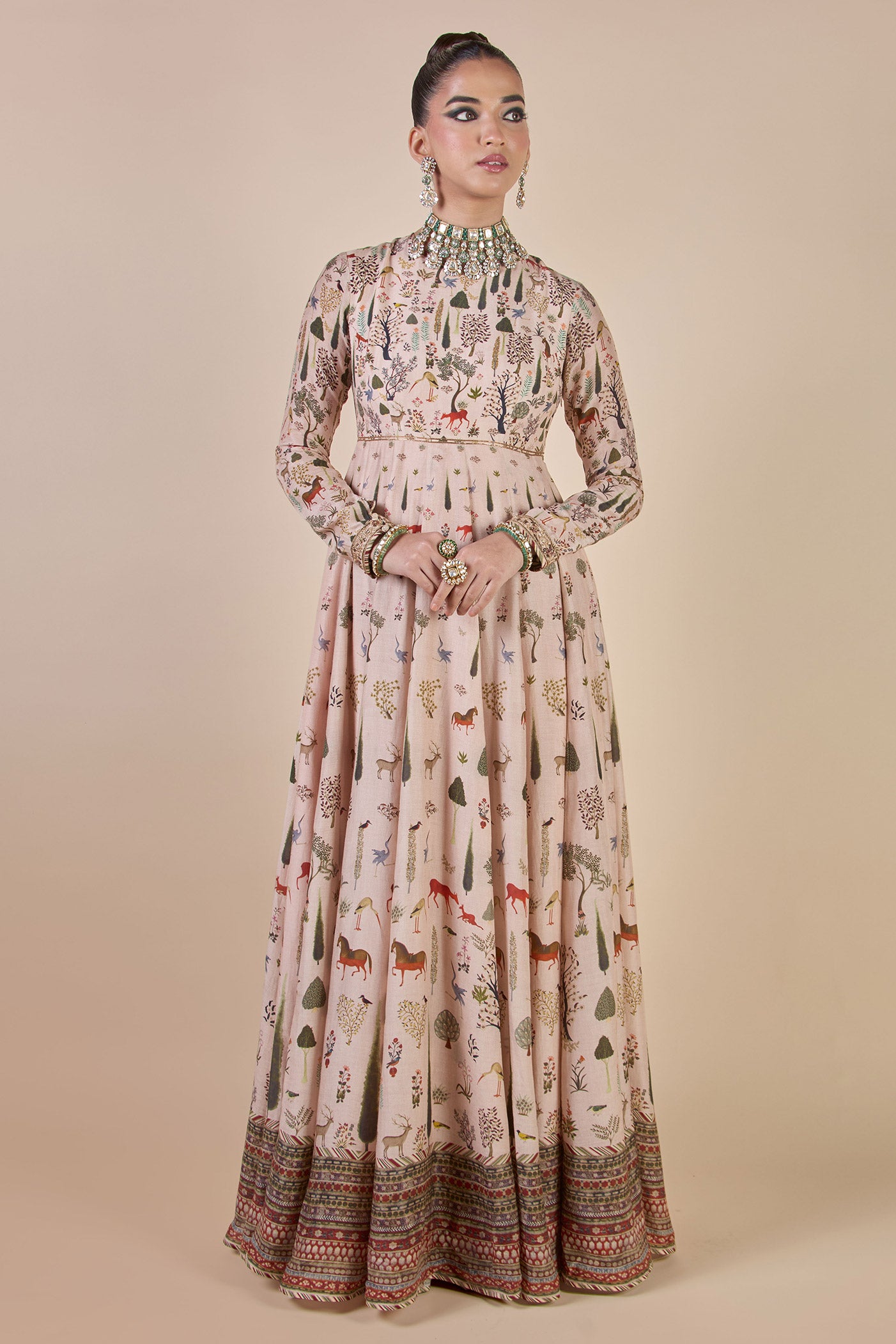 Rose Quartz Anarkali | CHHĒ