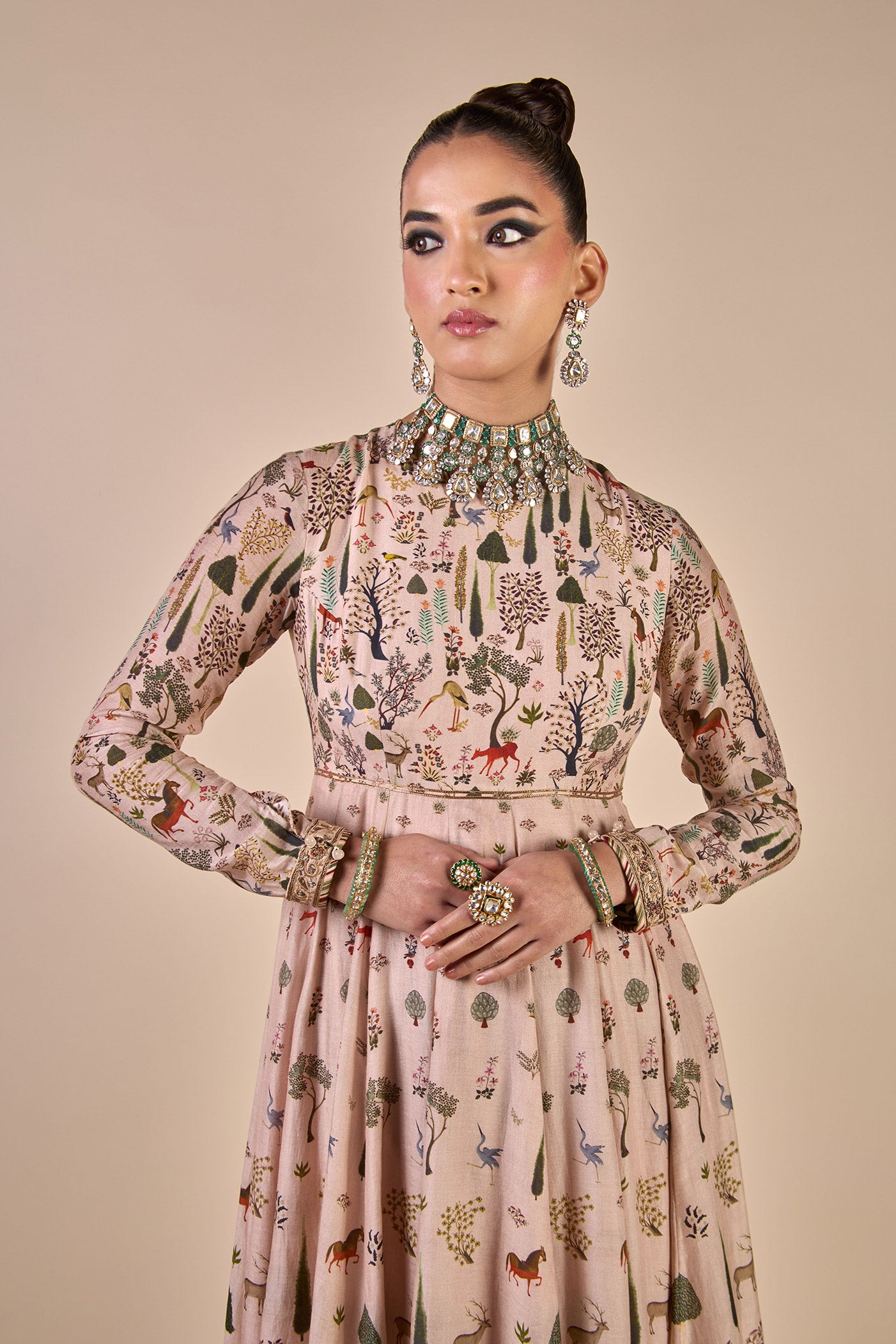 Rose Quartz Anarkali | CHHĒ