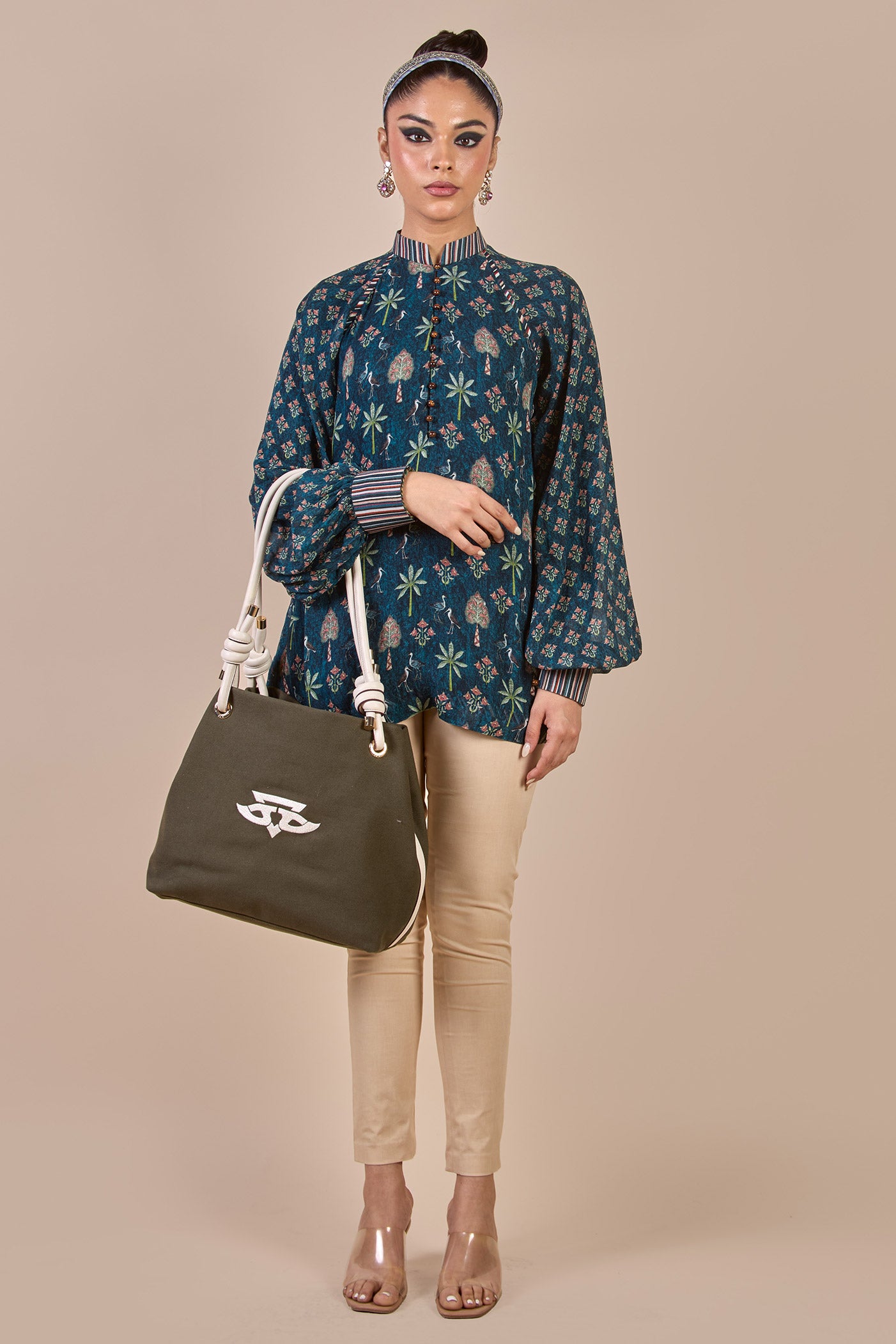 Prussian Blue Long Top | CHHĒ