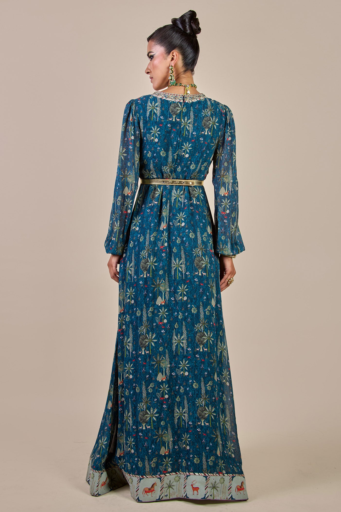 Prussian Blue Maxi Dress | CHHĒ