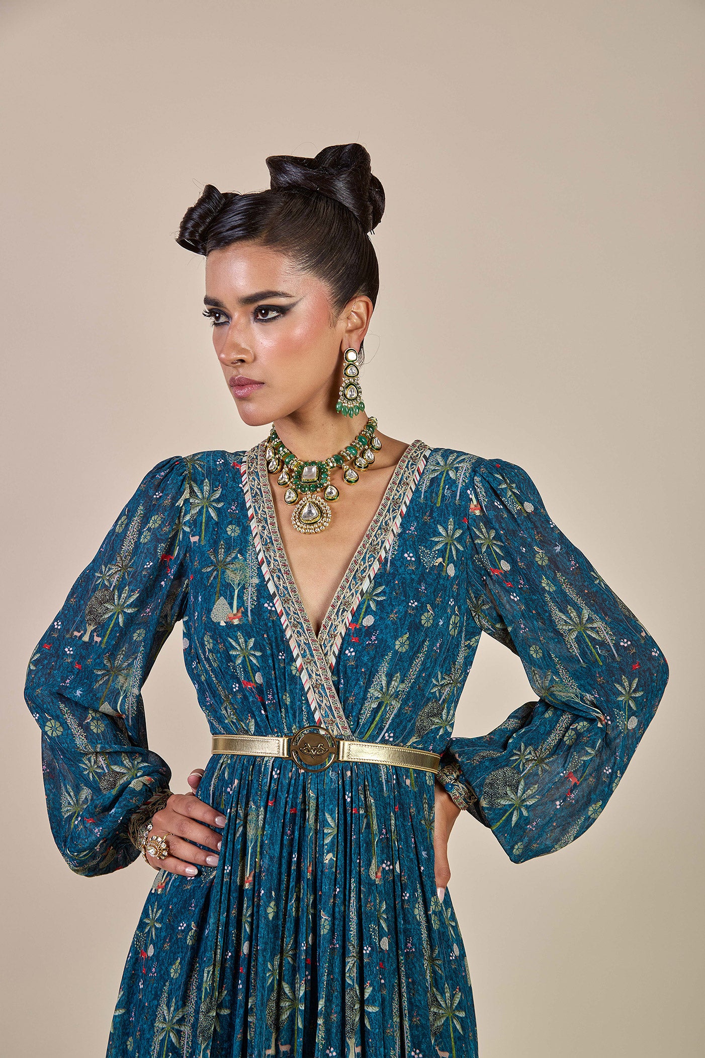 Prussian Blue Maxi Dress | CHHĒ