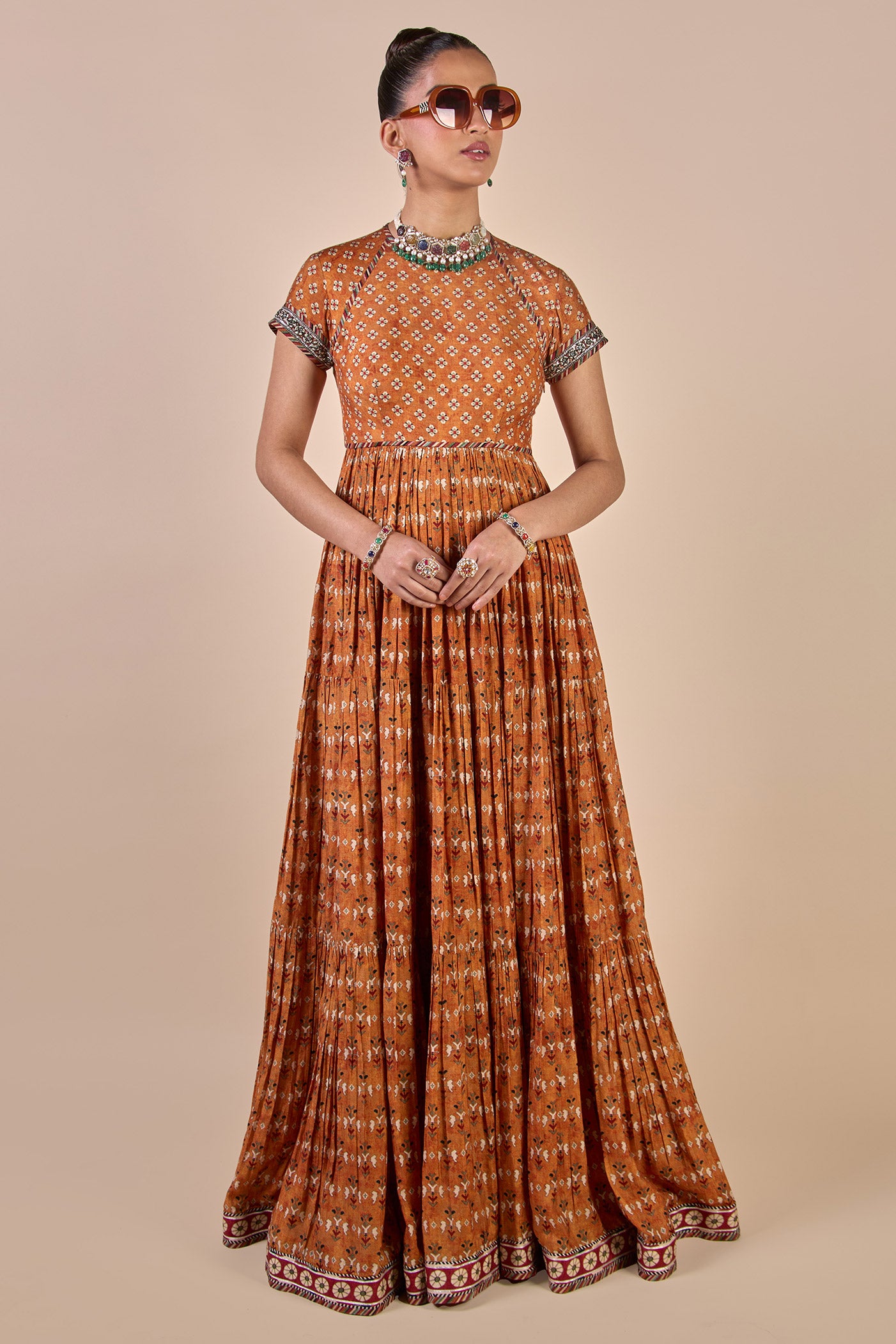 Rust Orange Maxi Dress | CHHĒ