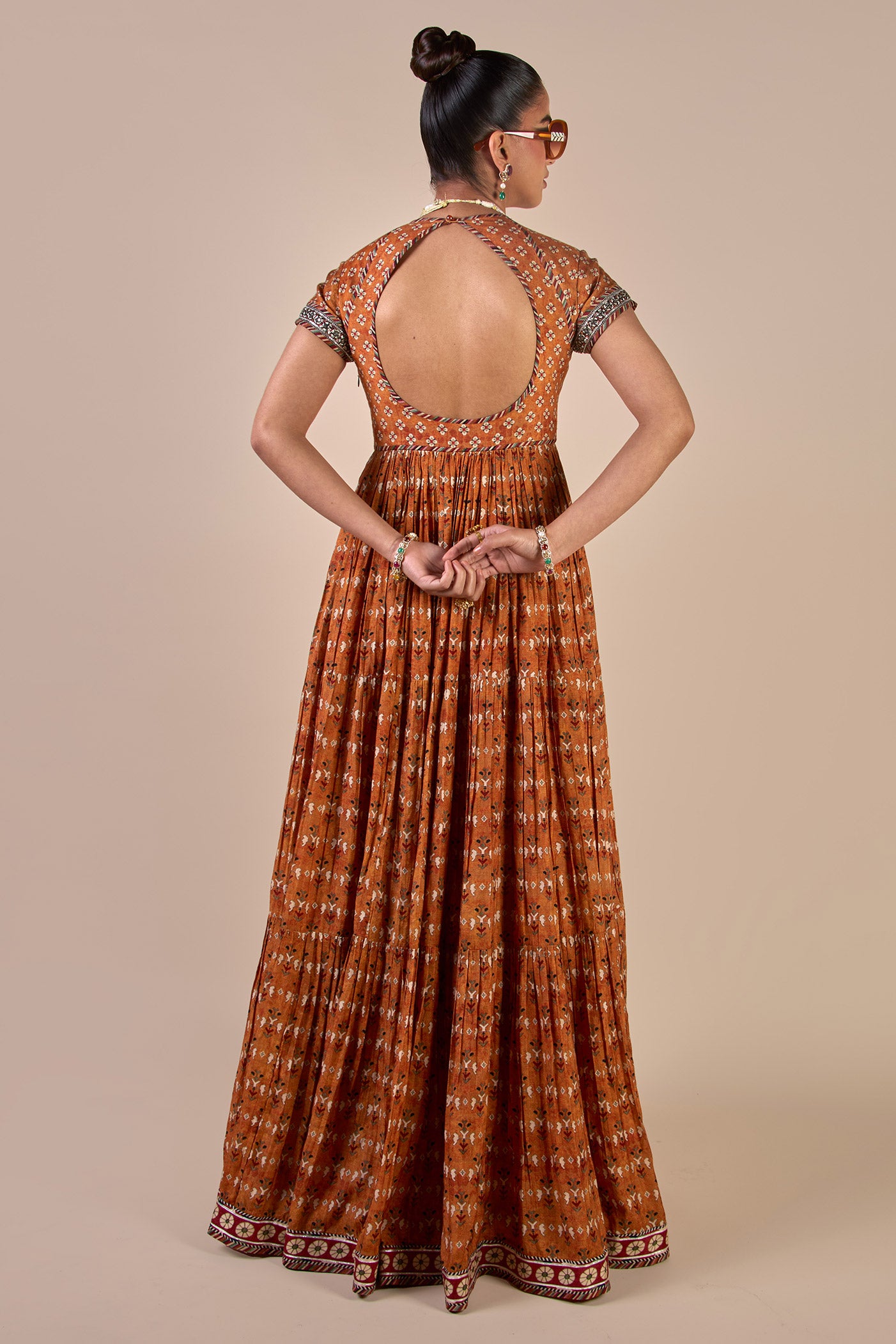 Rust Orange Maxi Dress | CHHĒ