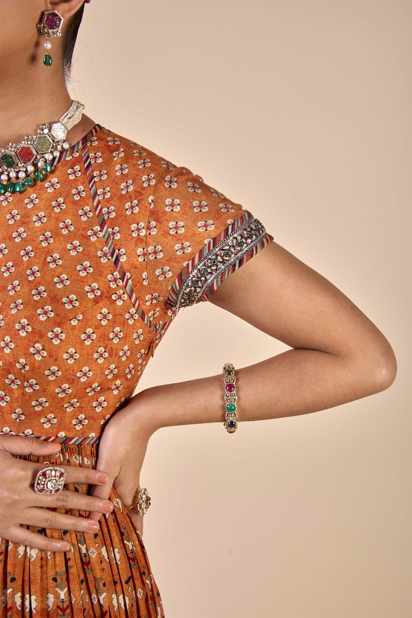 Rust Orange Maxi Dress | CHHĒ