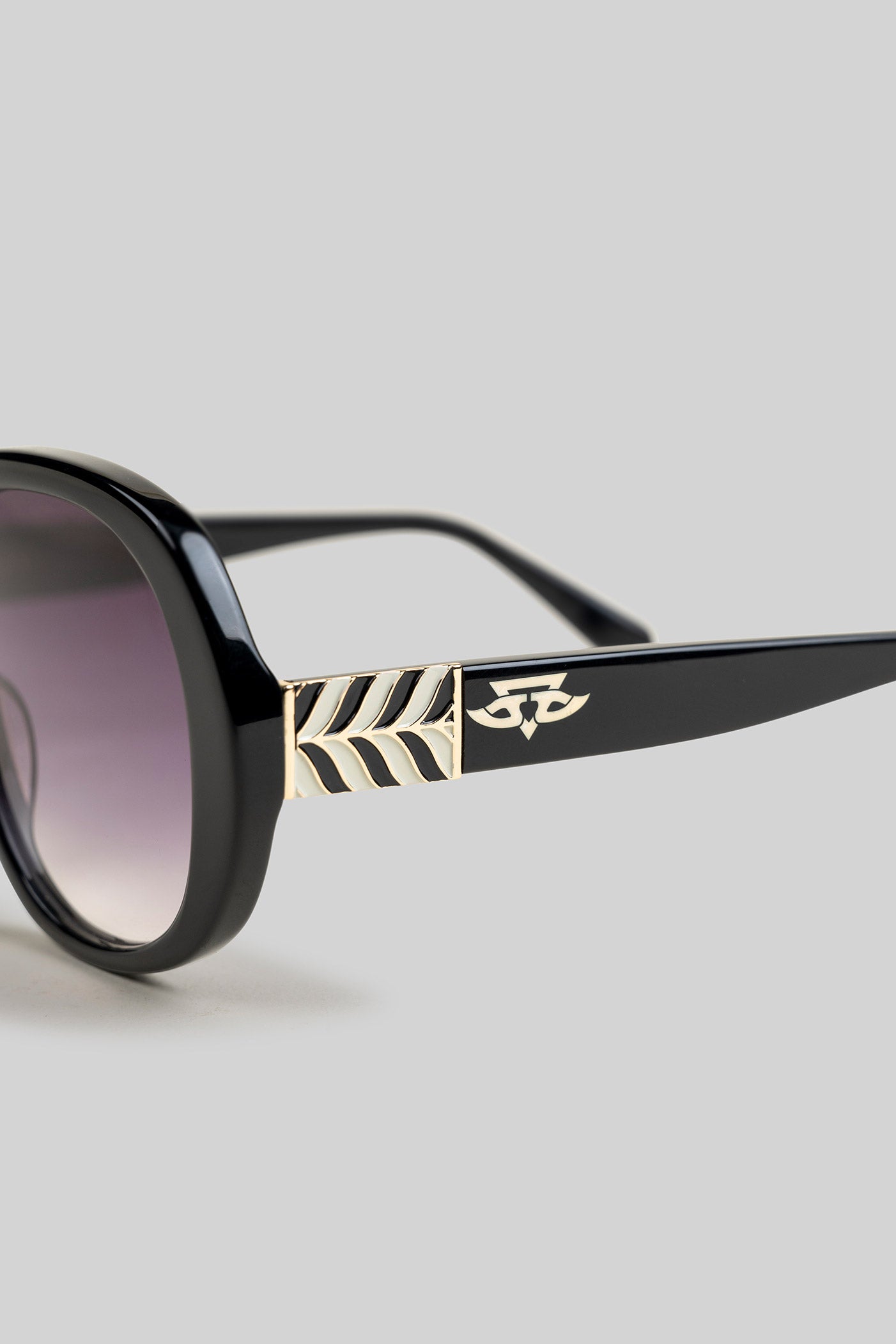 Ombre Black Sunglasses