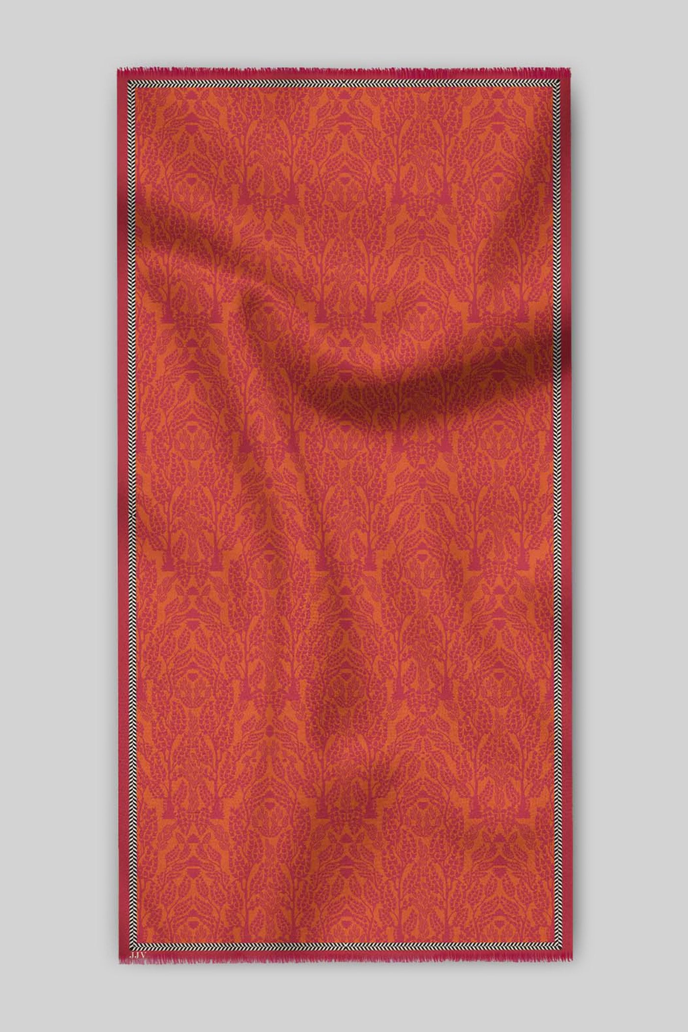 Tangerine - Pink Printed Shawl