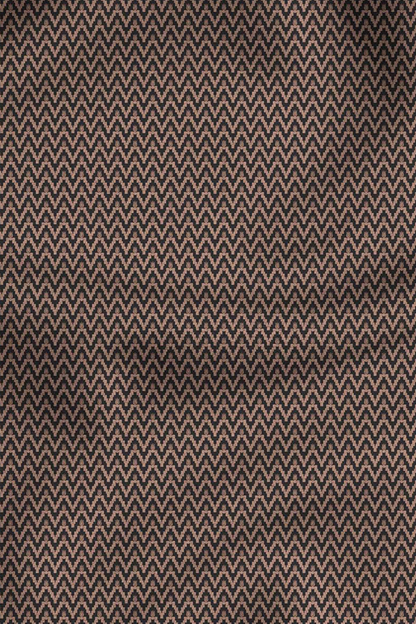 Rich Black Printed Shawl