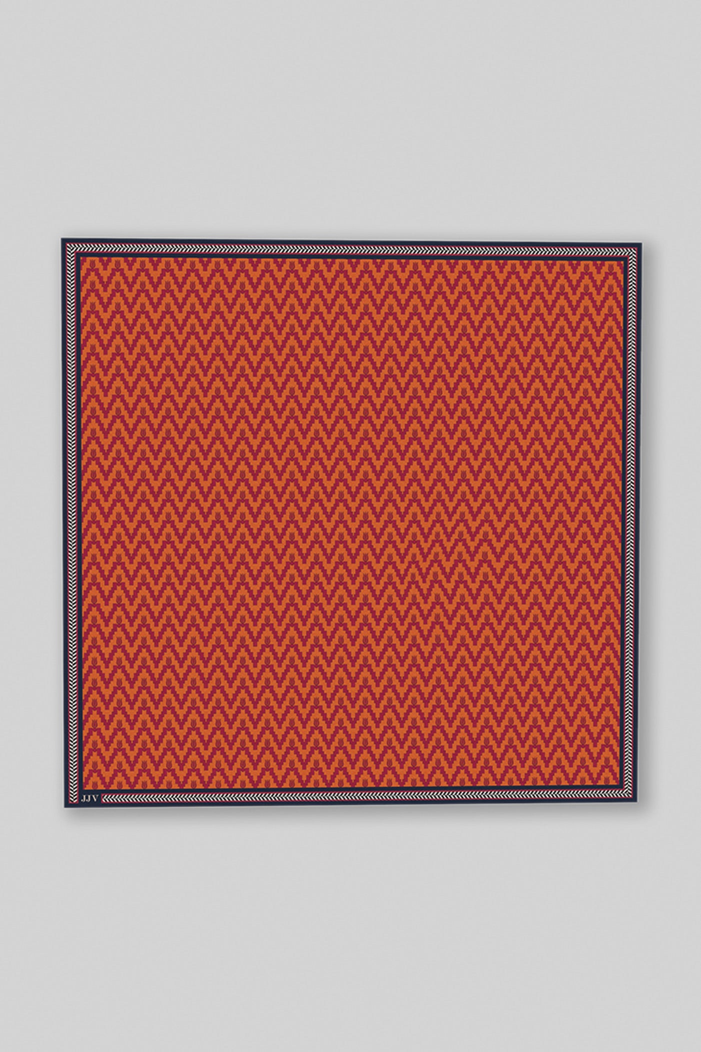 Tangerine - Pink Printed Pocket Square